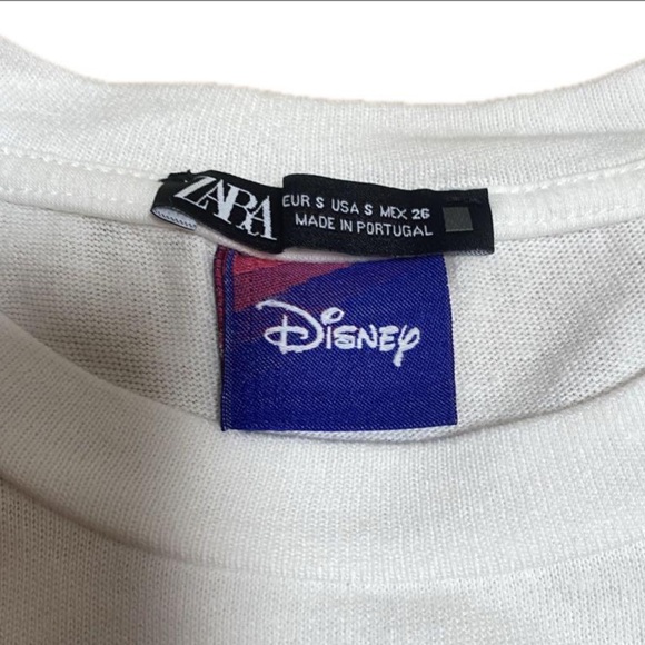 NWOT Zara x Disney Ariel T-shirt Size Small - Picture 7 of 7